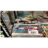 Image 4 : SHELF OF ASSORTED MODEL KITS: BATTLESHIP, AIRPLANES & ASSORTED FIGURE KITS