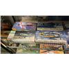 Image 7 : SHELF OF ASSORTED AIRPLANE MODEL KITS