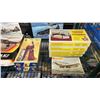 Image 2 : SHELF OF ASSORTED MODEL KITS: AIRPLANES, ANNE BOLEYN, HENRY VIII, CANOPY BEDS & MORE