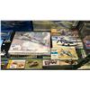 Image 5 : SHELF OF ASSORTED AIRPLANE MODEL KITS