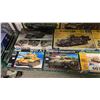 Image 6 : SHELF OF ASSORTED AIRPLANE & MILITARY VEHICLE MODEL KITS