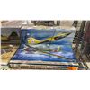 Image 2 : SHELF OF ASSORTED AIRPLANE MODEL KITS