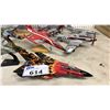 Image 4 : (8) ASSORTED SCALE MODEL AIRPLANES: (4) WITH STANDS