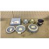Image 1 : (6) PIECES OF ASSORTED WEDGWOOD CHINA PLATES, LIDDED DISHES & VASE