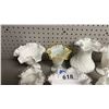 Image 3 : COLLECTION OF ASSORTED VINTAGE FENTON MILK GLASS: SOME SILVER CREST