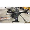 Image 2 : (4) ASSORTED SCALE MODEL AIRPLANES WITH STANDS