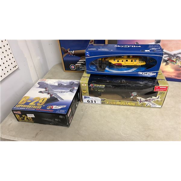 (3) ASSORTED DIECAST SCALE MODEL AIRCRAFT