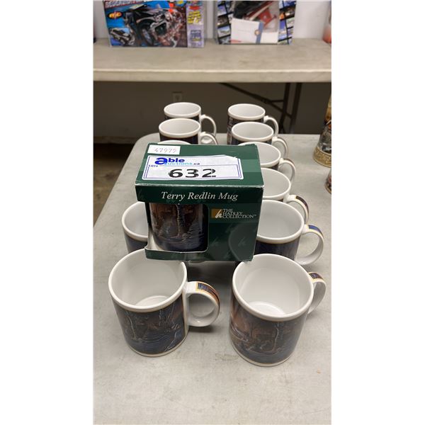 (13) ASSORTED TERRY REDLIN MUGS BY THE HADLEY COLLECTION