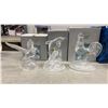 Image 2 : (3) LEAD CRYSTAL ANIMAL SCULPTURES & STATUE OF MICHELANGELO'S "PIETA": ALL WITH ORIGINAL BOXES