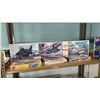 Image 1 : SHELF OF ASSORTED AIRPLANE MODEL KITS
