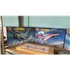 Image 2 : SHELF OF ASSORTED AIRPLANE MODEL KITS