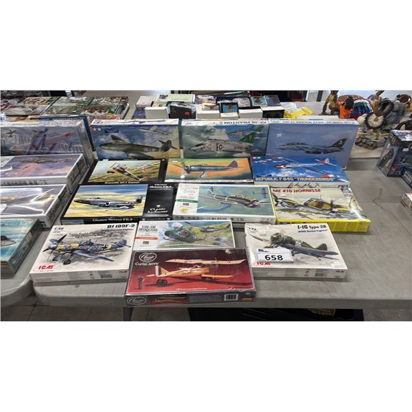 (13) ASSORTED AIRPLANE MODEL KITS