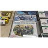 Image 3 : (9) ASSORTED AIRPLANE & BATTLE OF BRITAIN GROUND CREW & EQUIPMENT MODEL KITS
