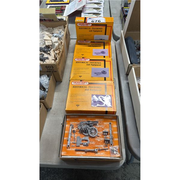 (5) CALDER CRAFT GERMAN WWII FIELD GUN MODEL KITS