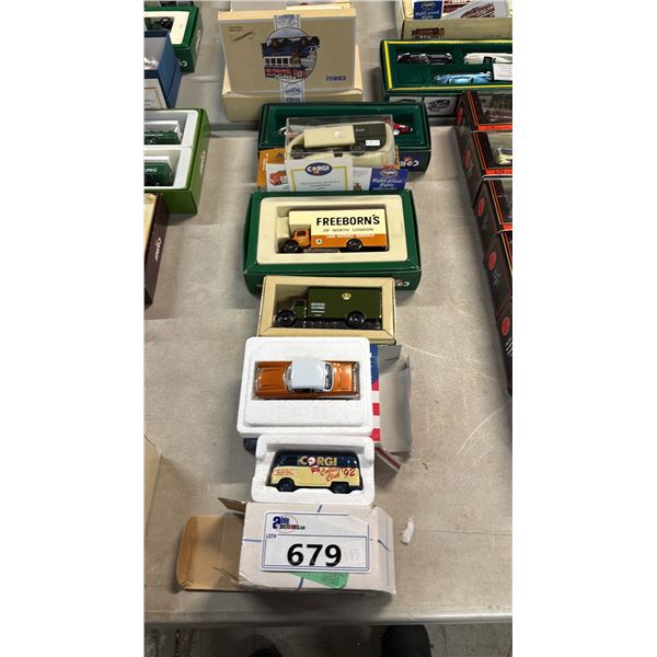 (6) ASSORTED CORGIE DIECAST SCALE MODEL VEHICLES