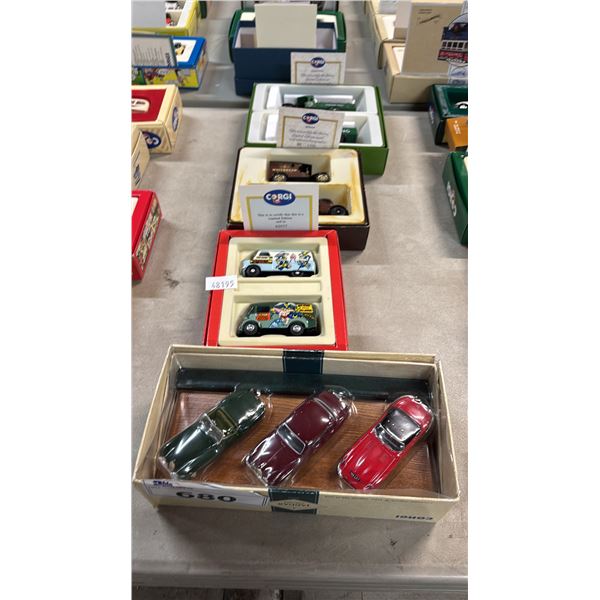 (4) ASSORTED CORGI DIECAST SCALE MODEL VEHICLE SETS