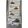 Image 3 : (7) ASSORTED DRAGON DIECAST SCALE MODEL TANKS