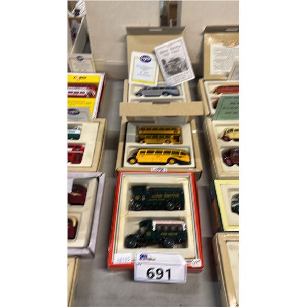 (3) SETS OF 2 CORGI DIECAST SCALE MODEL VEHICLES