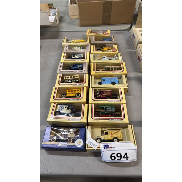 (17) ASSORTED LLEDO DIECAST SCALE MODEL "DAYS GONE" VEHICLES