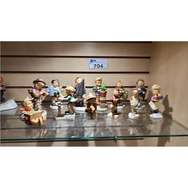 (12) ASSORTED VINTAGE GOEBEL PORCELAIN FIGURINES