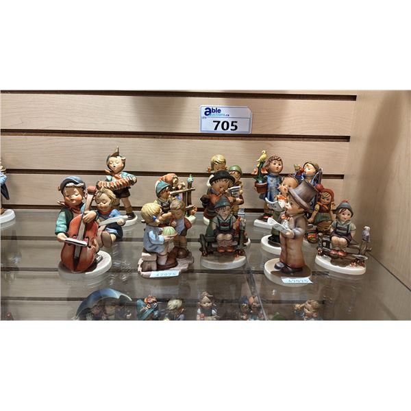 (15) ASSORTED VINTAGE GOEBEL PORCELAIN FIGURINES