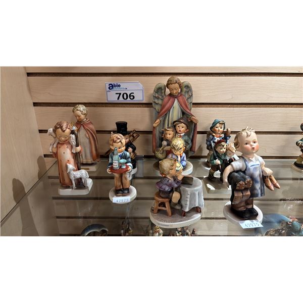 (10) ASSORTED VINTAGE GOEBEL PORCELAIN FIGURINES