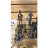 Image 3 : COLLECTION OF ASSORTED PEWTER FIGURINES