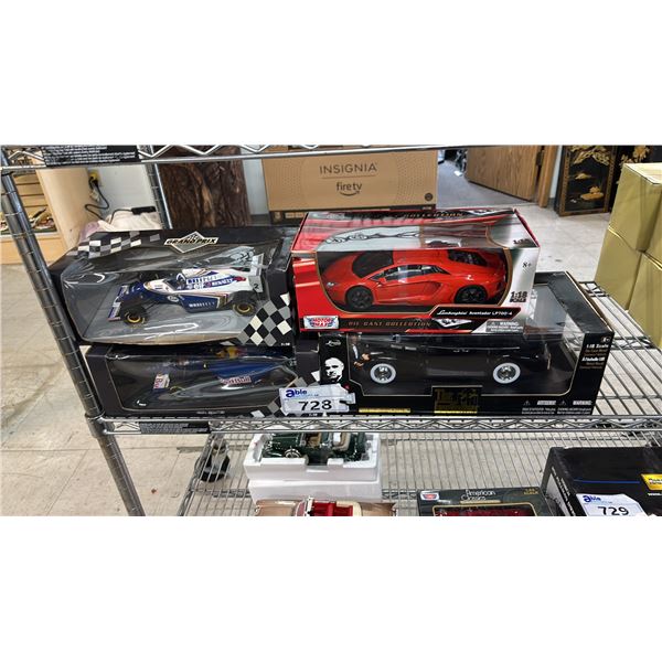 (4) ASSORTED DIECAST SCALE MODEL CARS