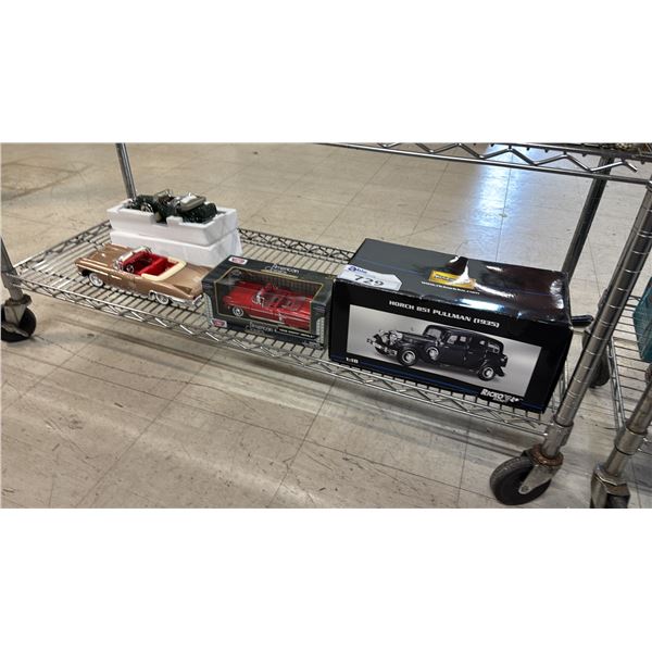 (4) ASSORTED DIECAST SCALE MODEL CARS