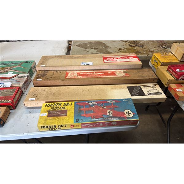 (4) ASSORTED AIRPLANE MODEL KITS