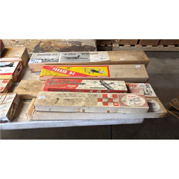 (6) ASSORTED AIRPLANE MODEL KITS