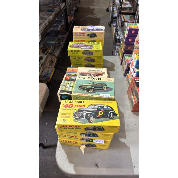 (18) ASSORTED CAR MODEL KITS