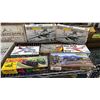 Image 5 : SHELF OF ASSORTED MODEL KITS