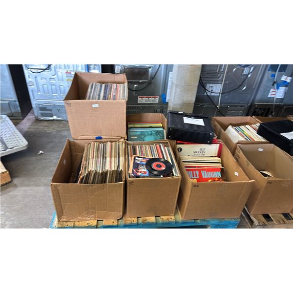 PALLET OF ASSORTED VINYL LP RECORDS