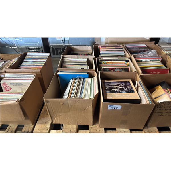 (6) BOXES OF ASSORTED VINYL LP RECORDS