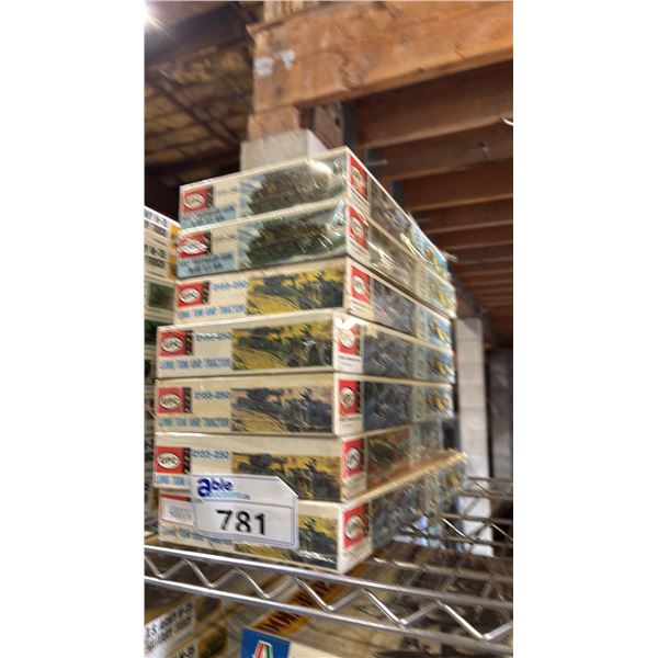 (7) ASSORTED UPC MODEL KITS