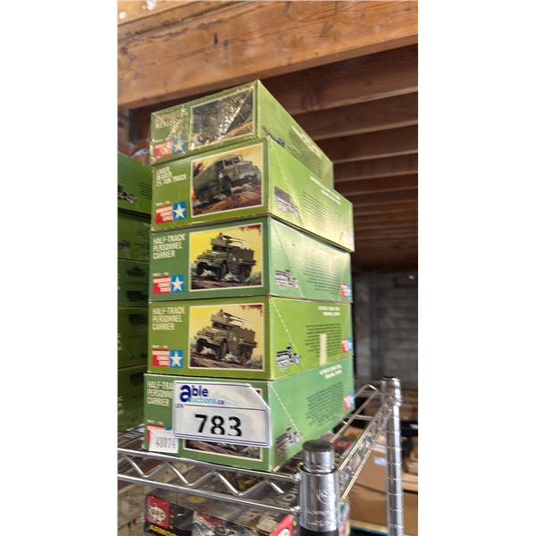 (5) ASSORTED MONOGRAM COMBAT SERIES MODEL KITS