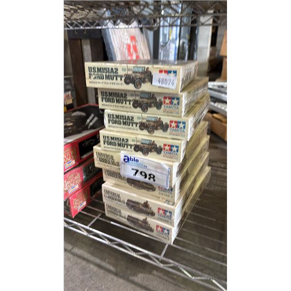 (8) TAMIYA US M151A2 FORD MUTT MODEL KITS