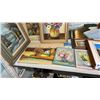 Image 6 : SHELF OF ASSORTED FRAMED & UNFRAMED ARTWORK