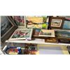 Image 5 : SHELF OF ASSORTED FRAMED & UNFRAMED ARTWORK