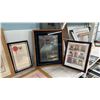 Image 4 : SHELF OF ASSORTED FRAMED PRINTS