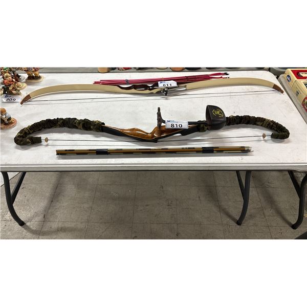 BROWING NOMAD STALKER RECURVE BOW WITH KWIKEE QUIVER & BUNDLE OF ARROWS