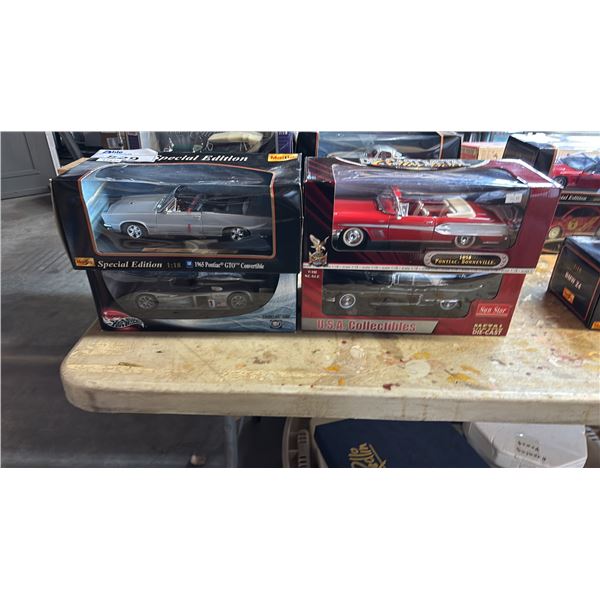 (4) ASSORTED DIECAST SCALE MODEL CARS