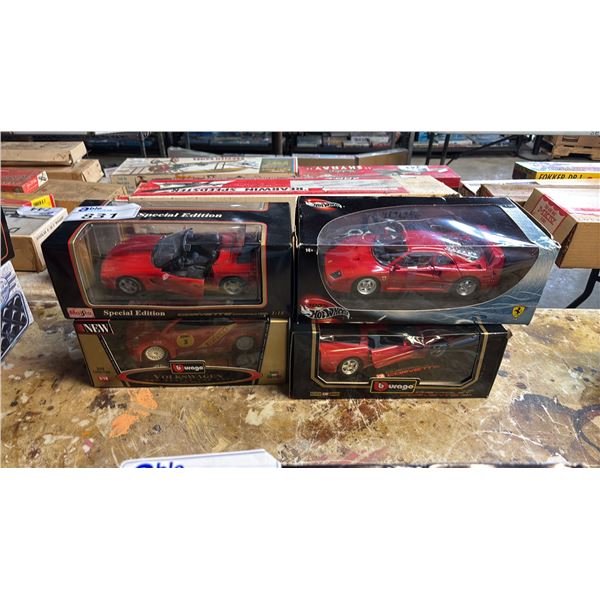 (4) ASSORTED DIECAST SCALE MODEL CARS
