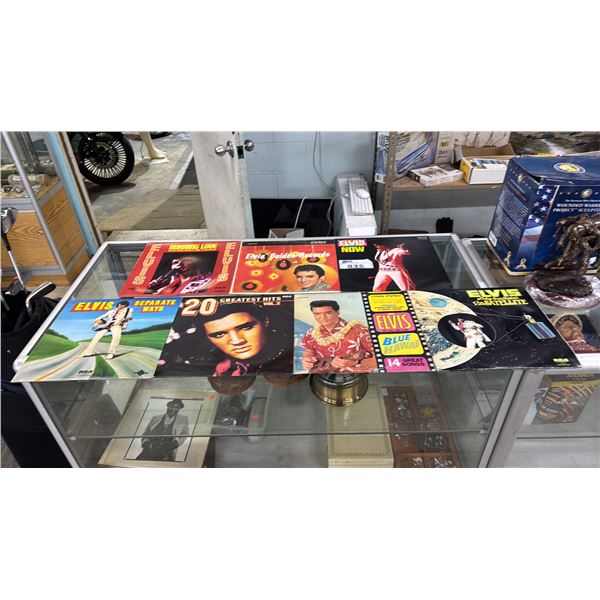 (7) ASSORTED VINTAGE ELVIS LP RECORDS