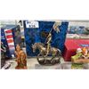 Image 3 : (3) ASSORTED COLLECTIBLE MILITARY STATUETTES, DISNEY "THE SEVEN DWARVES" FIGURINE & MORE
