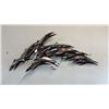 Image 1 : SCULPTED METAL FISH WALL ART: APPROX. 48.5" X 21"