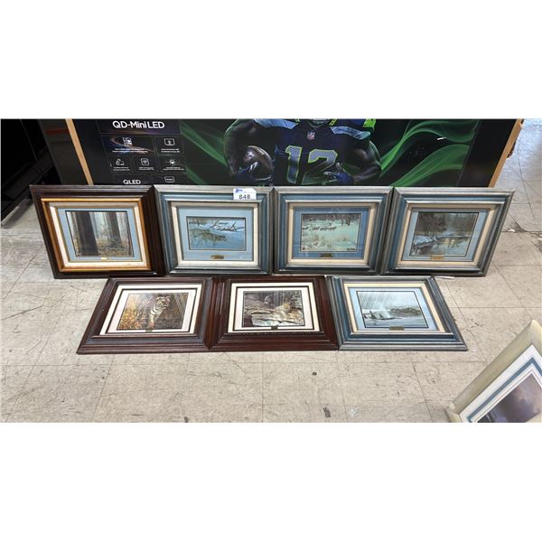 (7) ASSORTED FRAMED ROBERT BATEMAN PRINTS