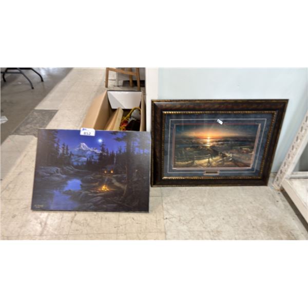 UNFRAMED CANVAS WALL ART & FRAMED PRINT