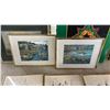 Image 4 : TOTE OF ASSORTED FRAMED ART & AN ILLUMINATED CHRISTMAS STAR